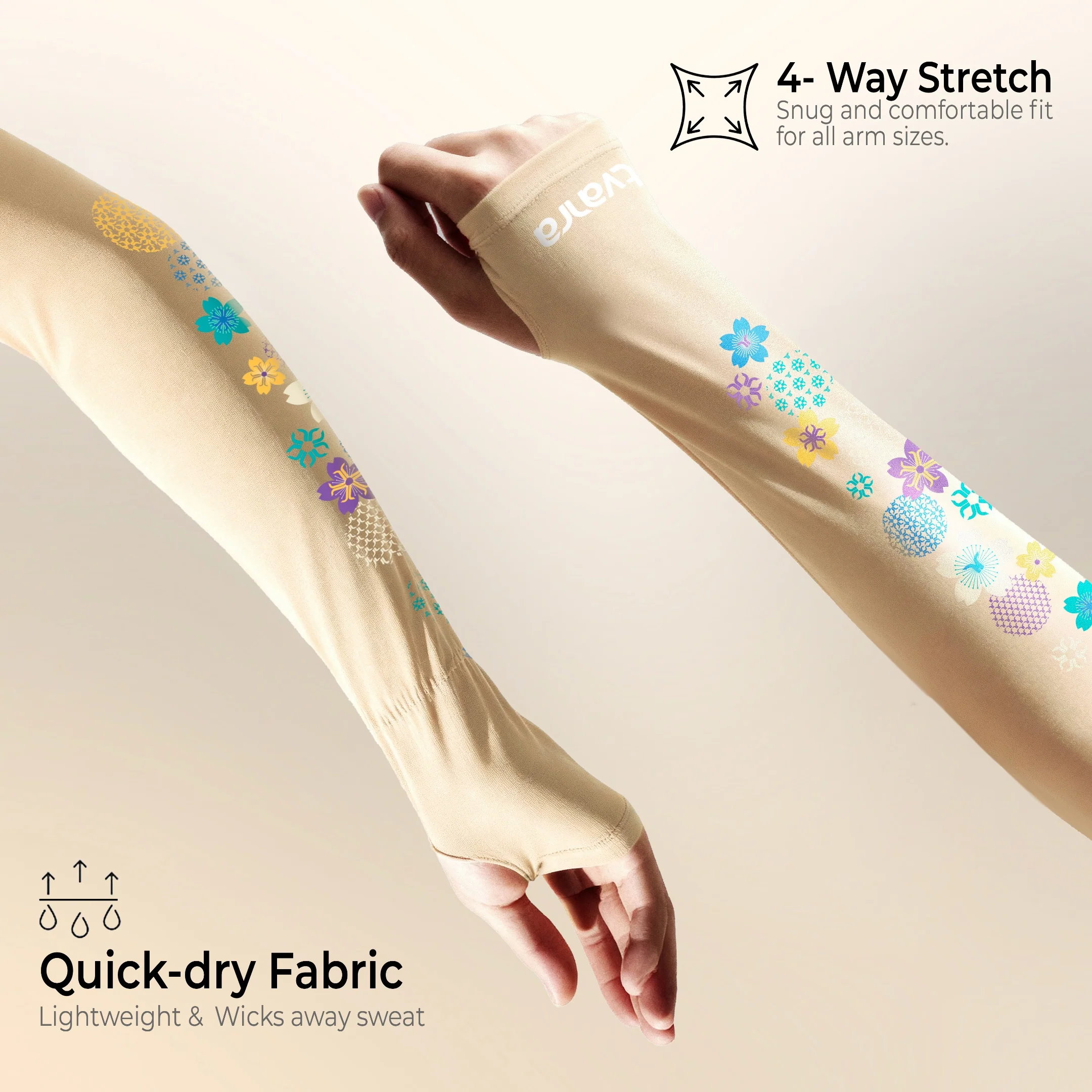 Uditaa Arm Sleeves for Women – UV Protection | Tvarra - Image 4